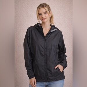 Sierra Designs Black Women's Windbreaker Jacket